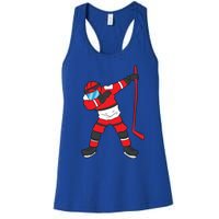 Dabbing Hockey Player Hockey Son Hockey Gift Ice Hockey Gift Women's Racerback Tank