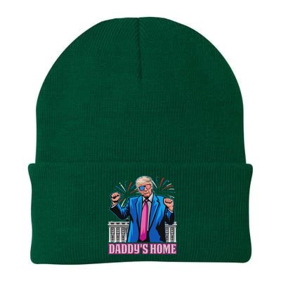 DaddyS Home President Trump Inauguration Day 2025 Knit Cap Winter Beanie