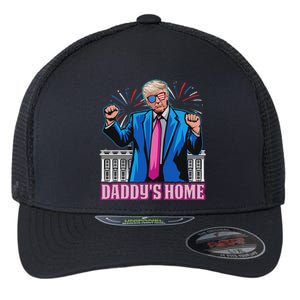 DaddyS Home President Trump Inauguration Day 2025 Flexfit Unipanel Trucker Cap