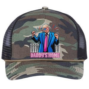 DaddyS Home President Trump Inauguration Day 2025 Retro Rope Trucker Hat Cap