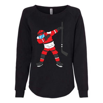 Dabbing Hockey Player Gift Christmas Womens California Wash Sweatshirt