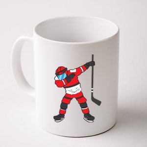 Dabbing Hockey Player Gift Christmas Coffee Mug