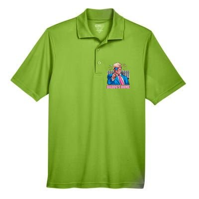 Daddys Home President Trump Inauguration Day 2025 Men's Origin Performance Pique Polo