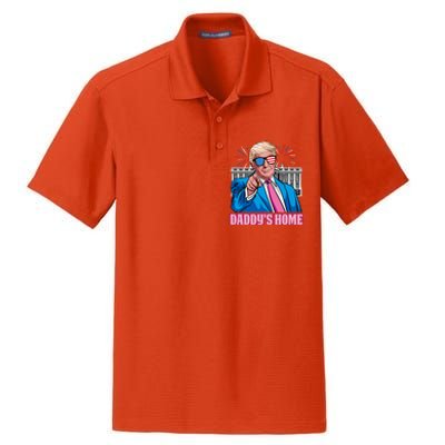 Daddys Home President Trump Inauguration Day 2025 Dry Zone Grid Polo