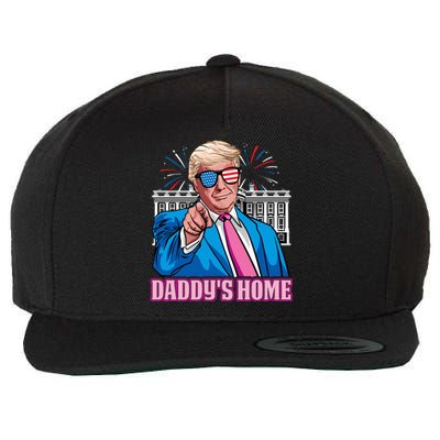 Daddys Home President Trump Inauguration Day 2025 Wool Snapback Cap