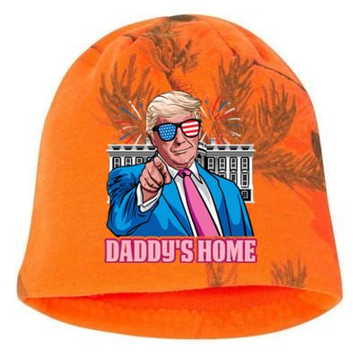 Daddys Home President Trump Inauguration Day 2025 Kati - Camo Knit Beanie