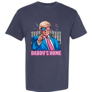 Daddys Home President Trump Inauguration Day 2025 Garment-Dyed Heavyweight T-Shirt