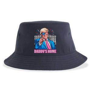 Daddys Home President Trump Inauguration Day 2025 Sustainable Bucket Hat