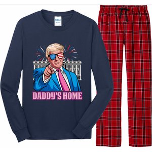 Daddys Home President Trump Inauguration Day 2025 Long Sleeve Pajama Set