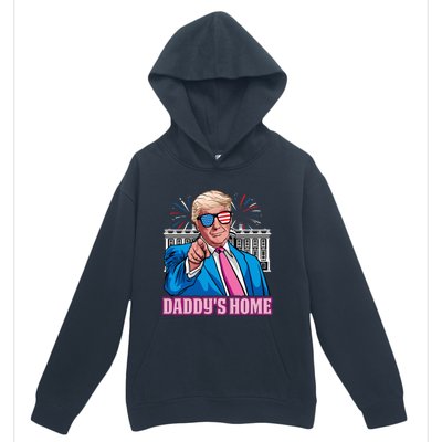 Daddys Home President Trump Inauguration Day 2025 Urban Pullover Hoodie