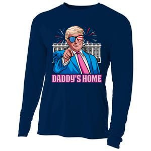 Daddys Home President Trump Inauguration Day 2025 Cooling Performance Long Sleeve Crew