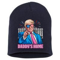 Daddys Home President Trump Inauguration Day 2025 Short Acrylic Beanie