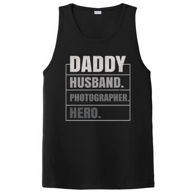 Daddy Husband Photographer Hero Fathers Day Gift PosiCharge Competitor Tank