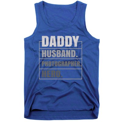 Daddy Husband Photographer Hero Fathers Day Gift Tank Top