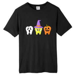 Dental Hygienist Pumpkin Tooth Halloween Spooky Season Witch Gift Tall Fusion ChromaSoft Performance T-Shirt