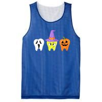 Dental Hygienist Pumpkin Tooth Halloween Spooky Season Witch Gift Mesh Reversible Basketball Jersey Tank