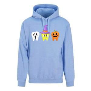 Dental Hygienist Pumpkin Tooth Halloween Spooky Season Witch Gift Unisex Surf Hoodie