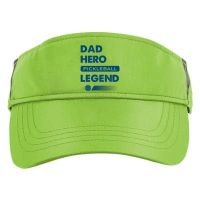 Dad Hero Pickleball Legend Gift For Pickleball Fan Sport Adult Drive Performance Visor