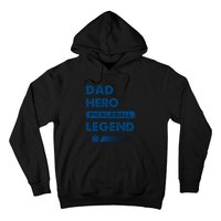 Dad Hero Pickleball Legend Gift For Pickleball Fan Sport Hoodie