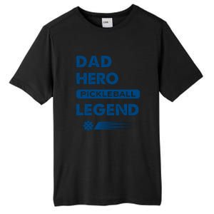 Dad Hero Pickleball Legend Gift For Pickleball Fan Sport Tall Fusion ChromaSoft Performance T-Shirt