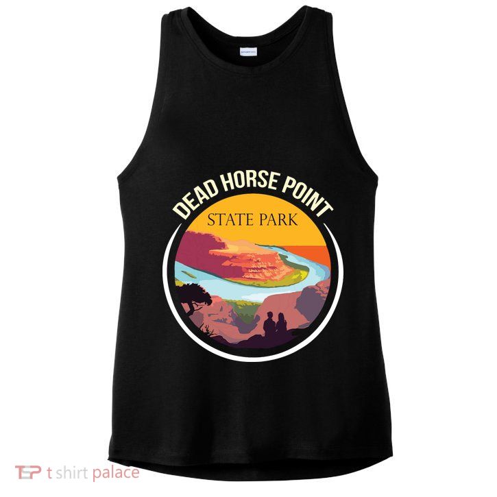 Dead Horse Point Utah State Park Souvenir Canyon River Ladies PosiCharge Tri-Blend Wicking Tank