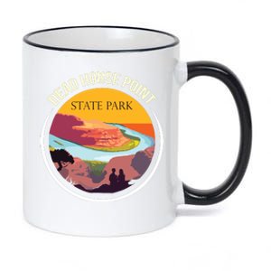 Dead Horse Point Utah State Park Souvenir Canyon River 11oz Black Color Changing Mug