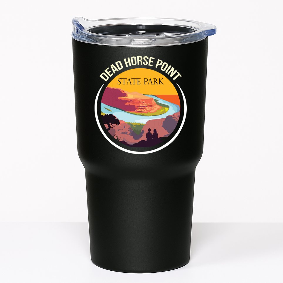 Dead Horse Point Utah State Park Souvenir Canyon River Tumbler