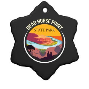 Dead Horse Point Utah State Park Souvenir Canyon River Ceramic Star Ornament