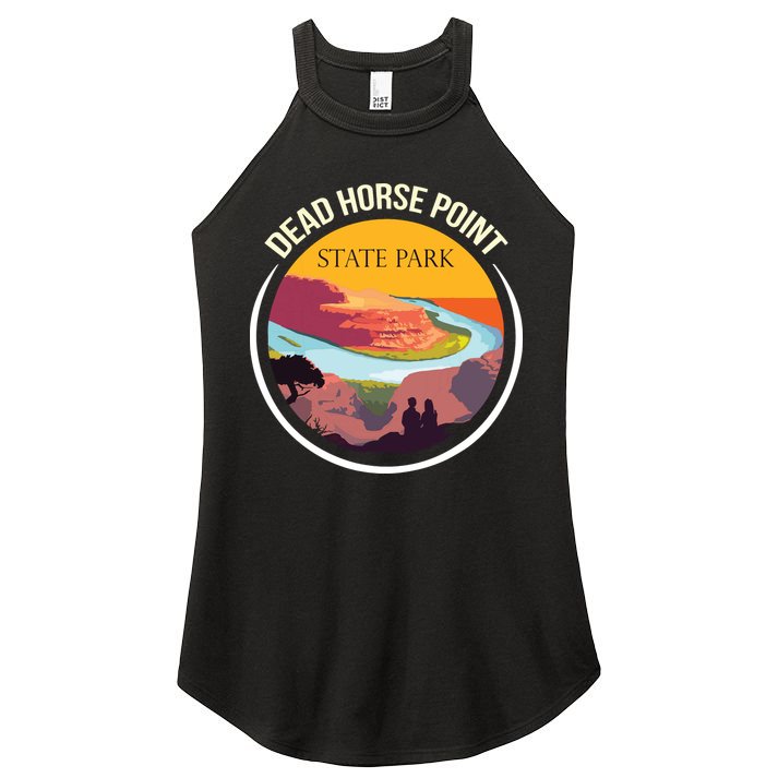 Dead Horse Point Utah State Park Souvenir Canyon River Women's Perfect Tri Rocker Tank