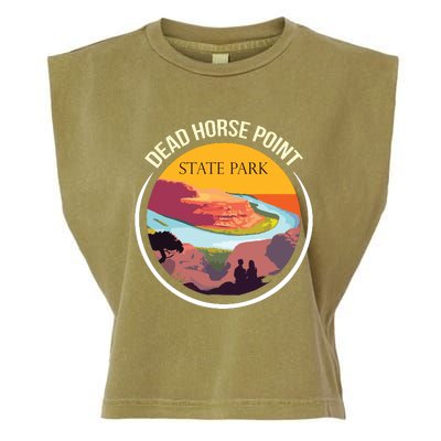 Dead Horse Point Utah State Park Souvenir Canyon River Garment-Dyed Women's Muscle Tee