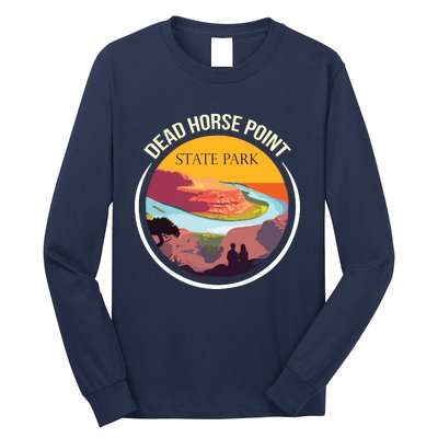 Dead Horse Point Utah State Park Souvenir Canyon River Long Sleeve Shirt