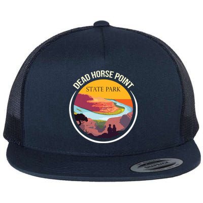 Dead Horse Point Utah State Park Souvenir Canyon River Flat Bill Trucker Hat