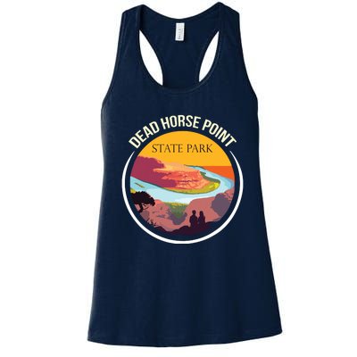 Dead Horse Point Utah State Park Souvenir Canyon River Women's Racerback Tank