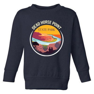 Dead Horse Point Utah State Park Souvenir Canyon River Toddler Sweatshirt