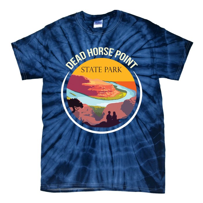 Dead Horse Point Utah State Park Souvenir Canyon River Tie-Dye T-Shirt