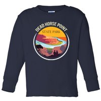 Dead Horse Point Utah State Park Souvenir Canyon River Toddler Long Sleeve Shirt