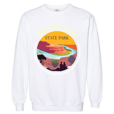 Dead Horse Point Utah State Park Souvenir Canyon River Garment-Dyed Sweatshirt