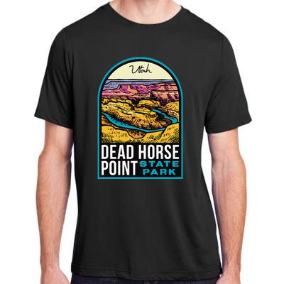 Dead Horse Point State Park Utah Vintage Adult ChromaSoft Performance T-Shirt