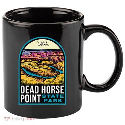 Dead Horse Point State Park Utah Vintage 11oz C Handle Ceramic Mug