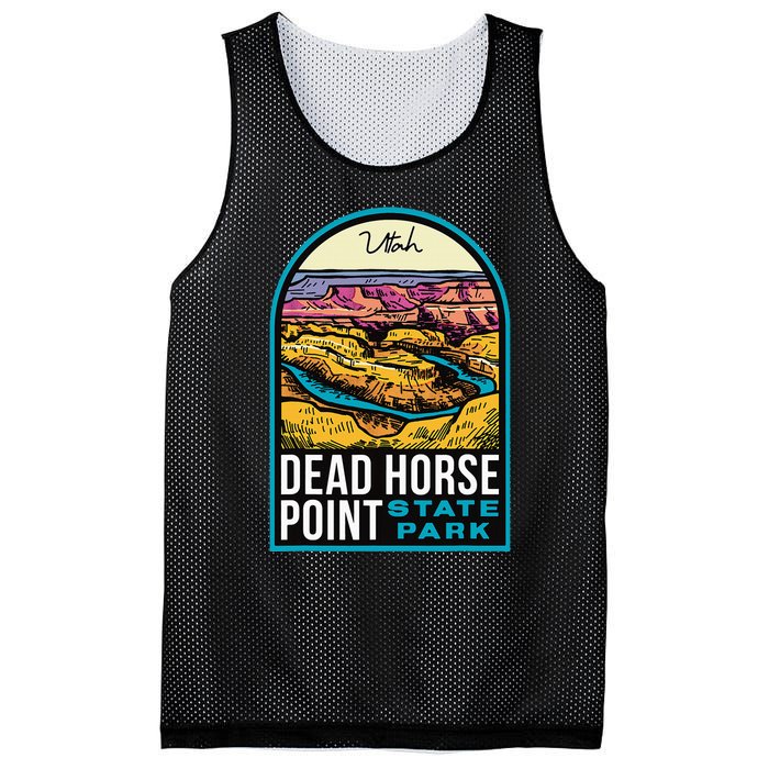 Dead Horse Point State Park Utah Vintage Mesh Reversible Basketball Jersey Tank