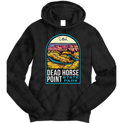 Dead Horse Point State Park Utah Vintage Tie Dye Hoodie