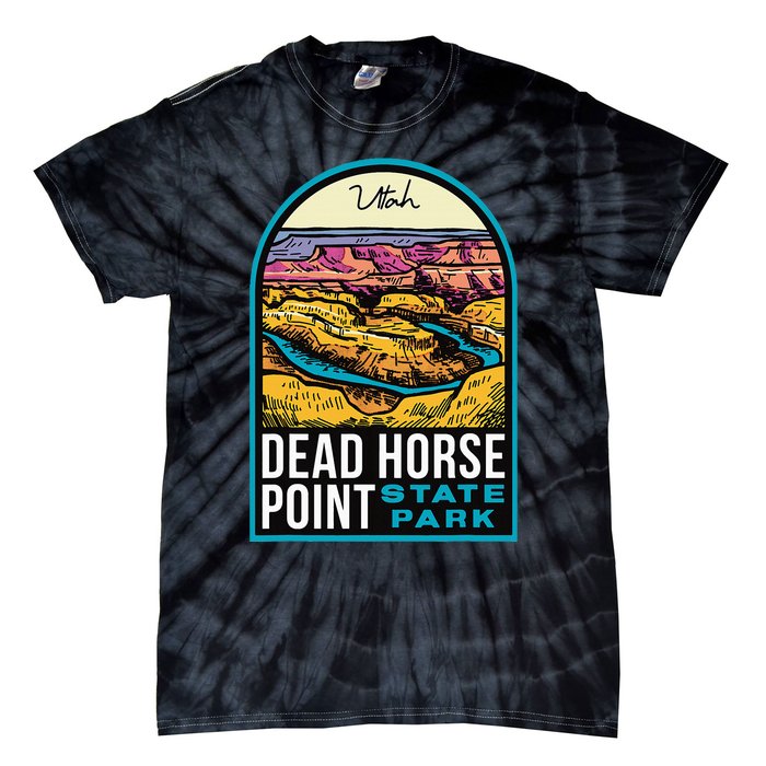 Dead Horse Point State Park Utah Vintage Tie-Dye T-Shirt