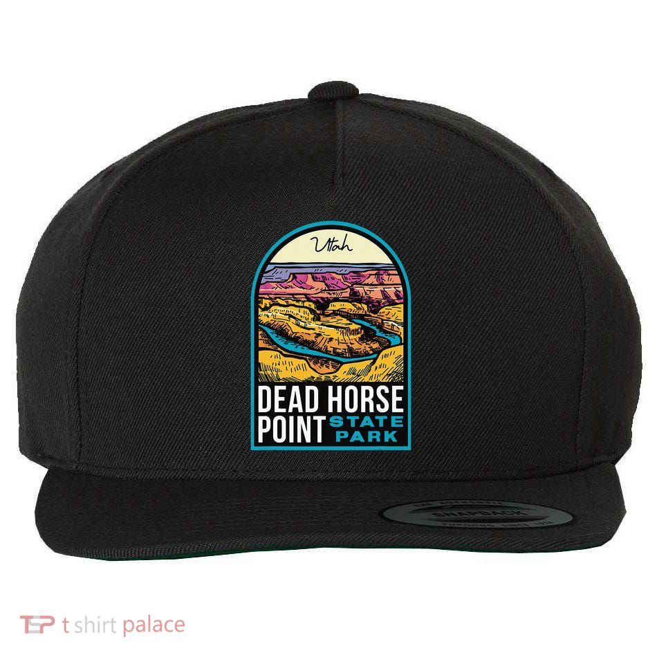Dead Horse Point State Park Utah Vintage Wool Snapback Cap