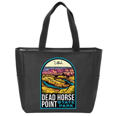 Dead Horse Point State Park Utah Vintage Zip Tote Bag
