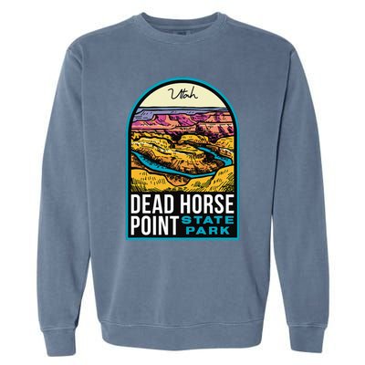 Dead Horse Point State Park Utah Vintage Garment-Dyed Sweatshirt