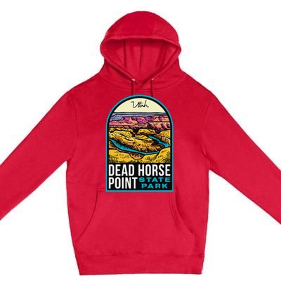 Dead Horse Point State Park Utah Vintage Premium Pullover Hoodie