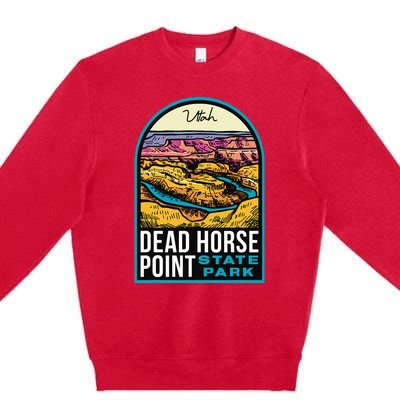 Dead Horse Point State Park Utah Vintage Premium Crewneck Sweatshirt