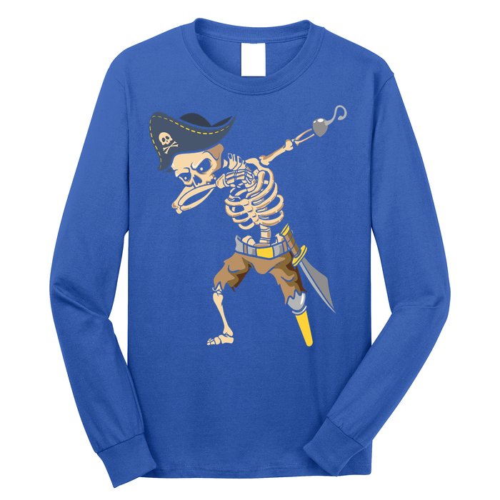 Dabbing Halloween Pirate Halloween Trick Or Treat Gift Long Sleeve Shirt