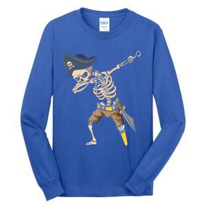 Dabbing Halloween Pirate Halloween Trick Or Treat Gift Tall Long Sleeve T-Shirt