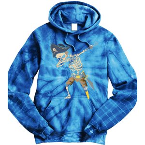 Dabbing Halloween Pirate Halloween Trick Or Treat Gift Tie Dye Hoodie